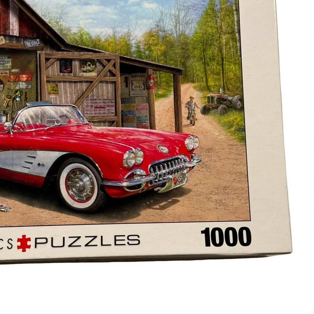 Eurographics Chevrolet Out Of Storage 1959 Corvette Car‎ 1000 Pieces Puzzle